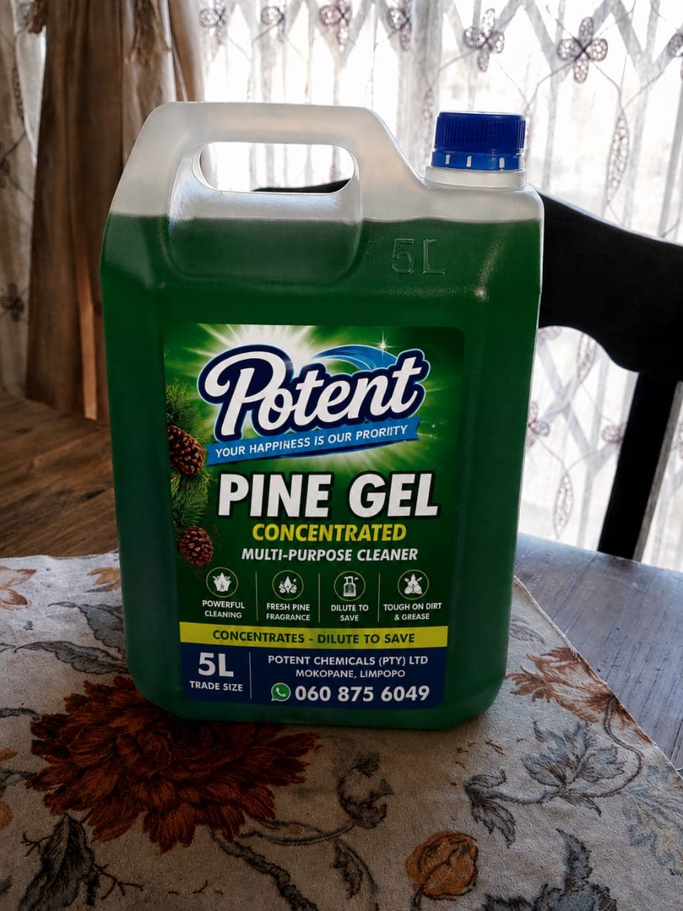 Potent Pine Gel 5L concentrated multi-purpose cleaner